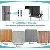 Promotions Ištraukiamas terasos šoninis markizė, 300x18x180 cm, juoda