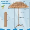 Promotions Tiki Skėtis, 198x219 cm, Natūralus