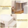 Promotions Tualetinis staliukas su veidrodžiu 100x45x130 cm baltas, su laikymo vieta