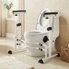 Promotions Tualeto saugos rėmas 68,5-76,5x47x64-74 cm Sidabrinis Reguliuojamas Metalinis