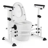 Promotions Tualeto saugos rėmas 68,5-76,5x47x64-74 cm Sidabrinis Reguliuojamas Metalinis