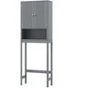 Promotions Tualeto spintelė 60x23x168 cm pilka, reguliuojama lentyna, laikymas