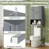 Promotions Tualeto spintelė 60x23x168 cm pilka, reguliuojama lentyna, laikymas