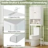 Promotions Tualeto spintelė, 60x23x168 cm, balta, su laikymo vieta