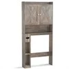 Promotions Tualeto viršaus spintelė 81,5x19,5x172,5 cm pilka, MDF