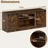 Promotions TV staliukas, 150x39x60 cm, rudas, su laikymo vieta