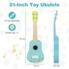 Promotions Ukulelė 17.8x6.4x53.3 cm šviesiai mėlyna, liepos mediena