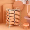 Promotions Universalus ratinis organizatoriaus vežimėlis, 63x37x87 cm, persiko spalvos