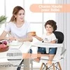 Promotions Vaikiška aukštos kėdė, 6-in-1 konvertuojama, juoda