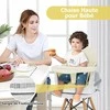 Promotions Vaikiška aukšta kėdė, 6 viename, balta ir geltona