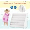 Promotions Vaikiška knygų lentyna, 91x38x76.5 cm, balta, su laikymo vieta
