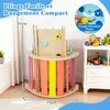 Promotions Vaikiška laipiojimo konstrukcija, medinė Montessori 8-in-1, 75x38x91 cm, įvairiaspalvė, sulankstoma