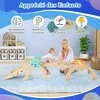 Promotions Vaikiška laipiojimo konstrukcija, medinė Montessori 8-in-1, 75x38x91 cm, įvairiaspalvė, sulankstoma