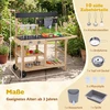 Promotions Vaikiška lauko purvo virtuvė 91x37x91 cm natūrali