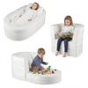 Promotions Vaikiška sofa-lova, transformuojama 3-in-1, 97x66x28 cm, balto veliūro