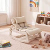 Promotions Vaikiška supamoji kėdė 73x45x40-51 cm, smėlio spalvos, reguliuojama atlošo dalis, HDPE
