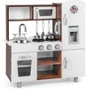 Promotions Vaikiška virtuvėlės žaidimų rinkinys, 73.7x29.2x81.3 cm, ruda ir balta