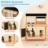 Promotions Vaikiška žaidimų virtuvėlė, 67x30x82 cm, natūrali ruda juoda