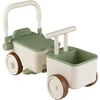 Promotions Vaikiškas 3 viename stumdomas automobilis su virve ir daiktadėže 67,3x28x34,8 cm žalias