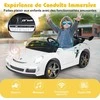 Promotions Vaikiškas elektrinis automobilis, 133x88x50 cm, balta, elektrinė transporto priemonė