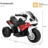 Promotions Vaikiškas elektrinis motociklas, 66x37x44,5 cm, juoda ir balta