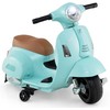 Promotions Vaikiškas elektrinis motociklas, licencijuotas Vespa, mėlynas