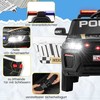 Promotions Vaikiškas elektrinis policijos automobilis, 103x65x55,5 cm, baltas