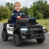 Promotions Vaikiškas elektrinis policijos automobilis su nuotolinio valdymo pultu 96,5x61x48,5 cm juodas