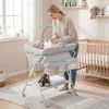 Promotions Vaikiškas keičiamasis stalas 84x75x139 cm Pilka, su vieta daiktams laikyti