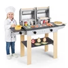 Promotions Vaikiškas kepsninės žaidimų rinkinys 94x33x86.4 cm Pilka Mediena