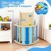 Promotions Vaikiškas laipiojimo rėmas, 66x53x58,5 cm, mėlynas, medinis Montessori laipiojimo sporto kompleksas