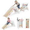 Promotions Vaikiškas laipiojimo rinkinys Montessori Panda tema 72,5x42x65,5 cm balta mediena