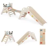 Promotions Vaikiškas laipiojimo rinkinys Panda tema 72,5x42x65,5 cm Baltojo bukmedžio mediena