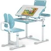 Promotions Vaikiškas Mokymosi Stalas ir Kėdė Rinkinys, 80x50x83-99 cm, Mėlyna