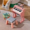 Promotions Vaikiškas pianinas, 25 klavišai, 30.5x17.5x45 cm, rožinis