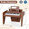 Promotions Vaikiškas pianinas, 38x23x27 cm, rudas, skaitmeninis žaislas