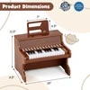Promotions Vaikiškas pianinas, 38x24x29 cm, rudas, skaitmeninis muzikos instrumentas