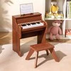 Promotions Vaikiškas pianinas, 38x24x47 cm, rudas, su taburete