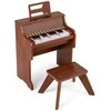 Promotions Vaikiškas pianinas, 38x24x47 cm, rudas, su taburete