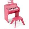 Promotions Vaikiškas pianinas-klaviatūra, 38x24x47 cm, rožinis, su taburete