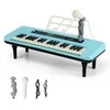 Promotions Vaikiškas pianinas-klaviatūra, 37 klavišai, 46.5x17.5x5.5 cm, mėlynas, nešiojamas