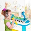 Promotions Vaikiškas pianino klaviatūros žaislas, 45.7x22.9x45.7 cm, Mėlynas