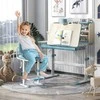 Promotions Vaikiškas rašomasis stalas, 80x50x88-110 cm, Mėlynas