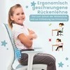 Promotions Vaikiškas rašomojo stalo kėdė, reguliuojamo sėdimos vietos aukščio 43-55 cm, ergonominė, su ratukais
