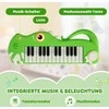 Promotions Vaikiškas skaitmeninis pianinas, 37x14.5x3.5 cm, žalias, elektroninė klaviatūra