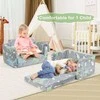 Promotions Vaikiškas sofa su antklode, 108x70x27 cm, pilka