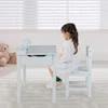 Promotions Vaikiškas stalas ir kėdžių komplektas, 66x39.4x58.4 cm, Pilka