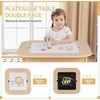 Promotions Vaikiškas stalas su 2 kėdėmis, 60x60x49 cm, natūralios spalvos