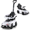 Promotions Vaikiškas stumdomas automobilis 87,6x40,6x88,9 cm baltas