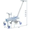 Promotions Vaikiškas stumdomas triratukas, 83x34x73 cm, mėlynas